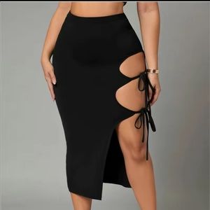 Bodycon Tie Up Skirt